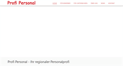 Desktop Screenshot of profipersonal.com